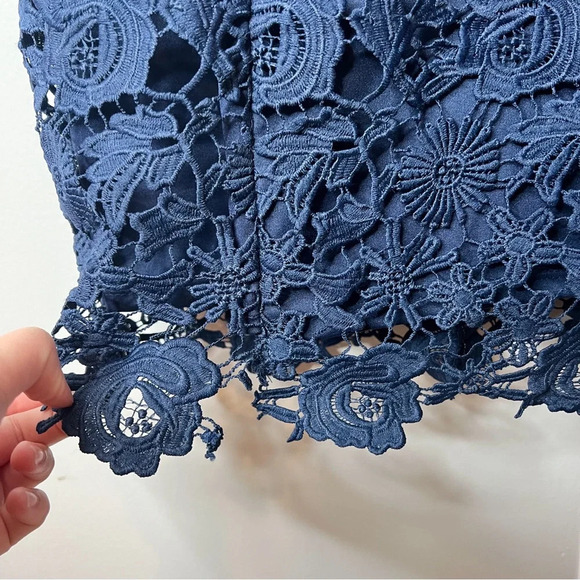 Lulus Romance Language Navy Blue Backless Lace Dress - Picture 5 of 11